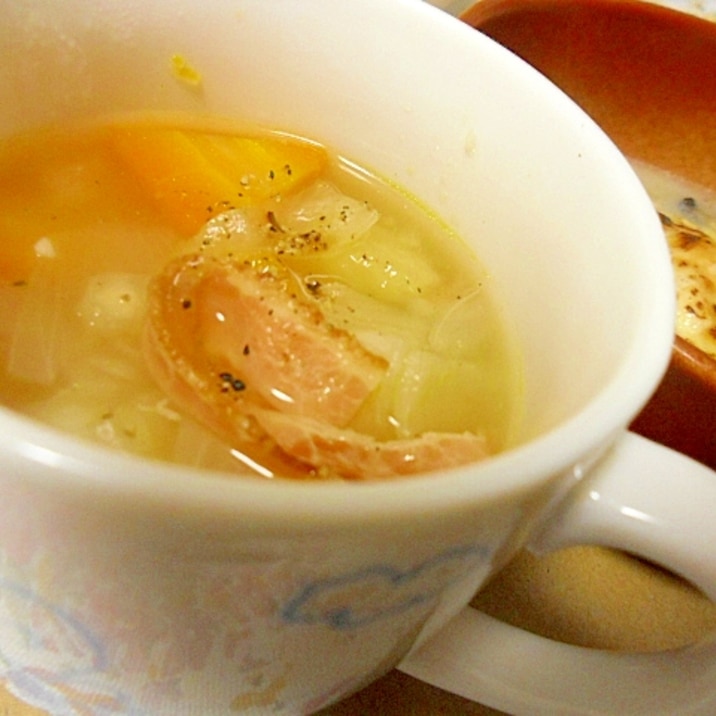 薄切りベーコンでも美味しいポトフ レシピ 作り方 By ミスチバス 楽天レシピ 薄切りベーコンでも美味しいポトフ レシピ 作り方 By ミスチバス 楽天レシピ